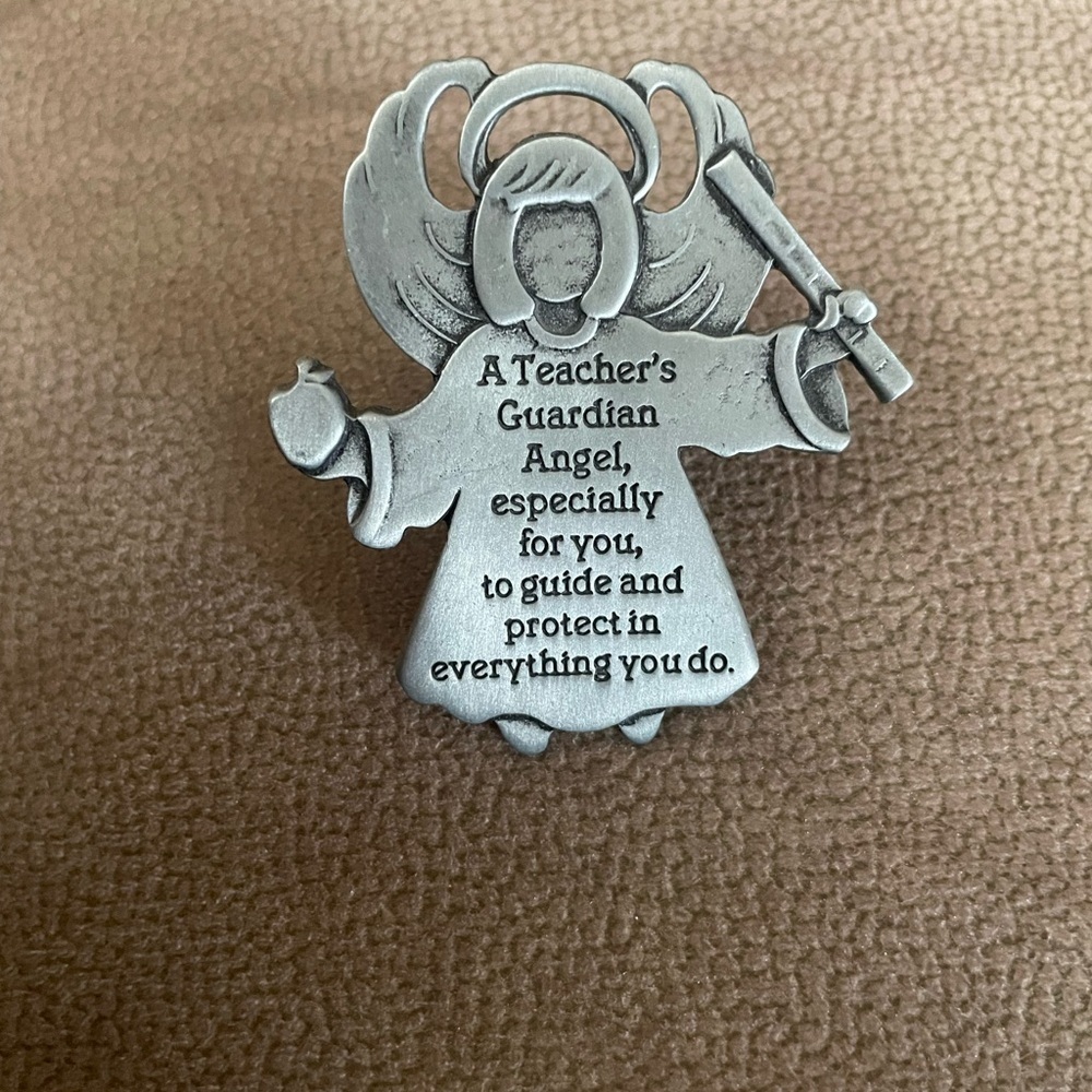 A Teacher’s Guardian Angel visor clip